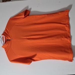 Page & Tuttle Cool Swing Athletic Golf Orange Shirt Tee Size: Medium